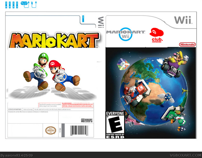 Mario Kart Wii box art cover
