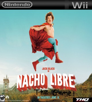 Nacho Libre The Game box art cover