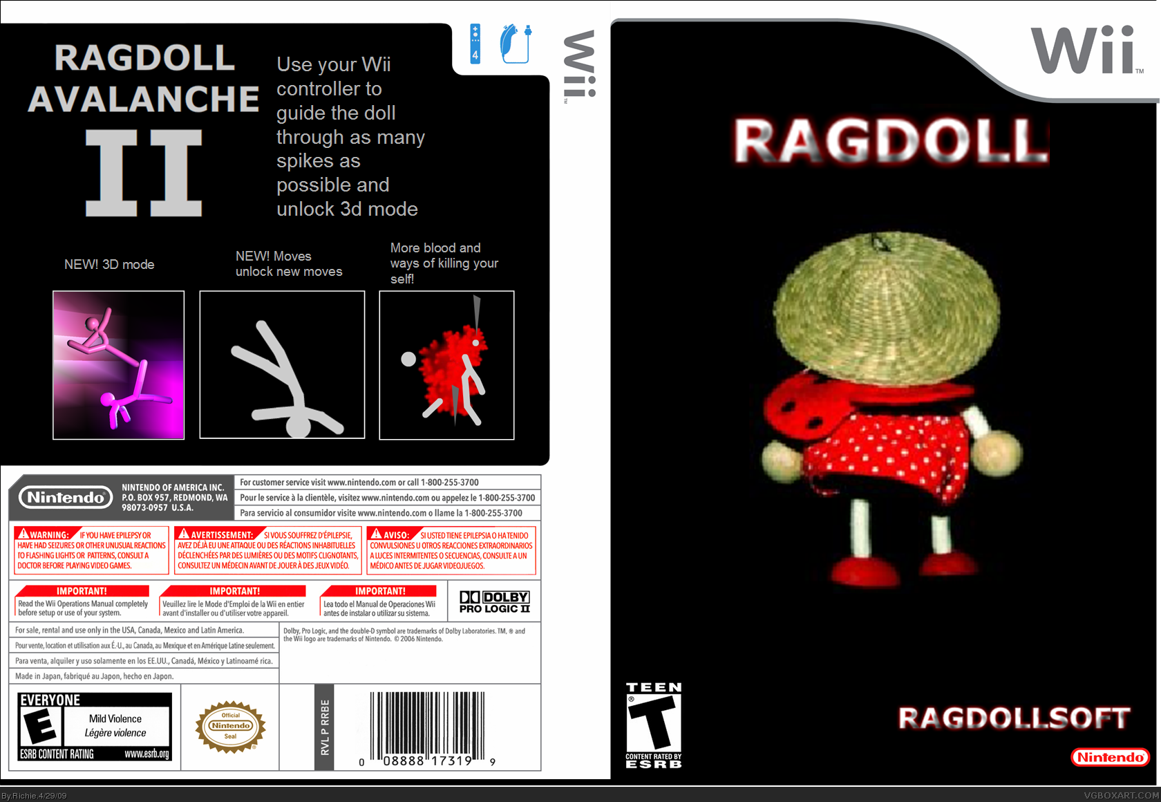 Ragdoll Avalanche II box cover