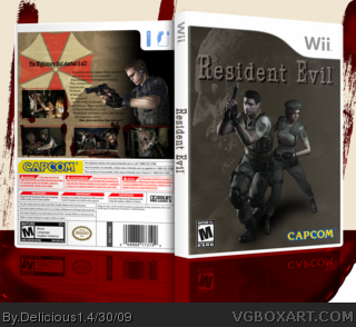 Resident Evil Wii Edition box art cover