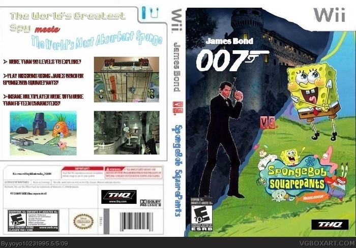 James Bond vs. SpongeBob SquarePants box art cover
