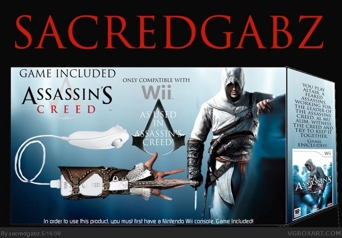 Assassin's Creed Wii Wristblade Bundle box art cover