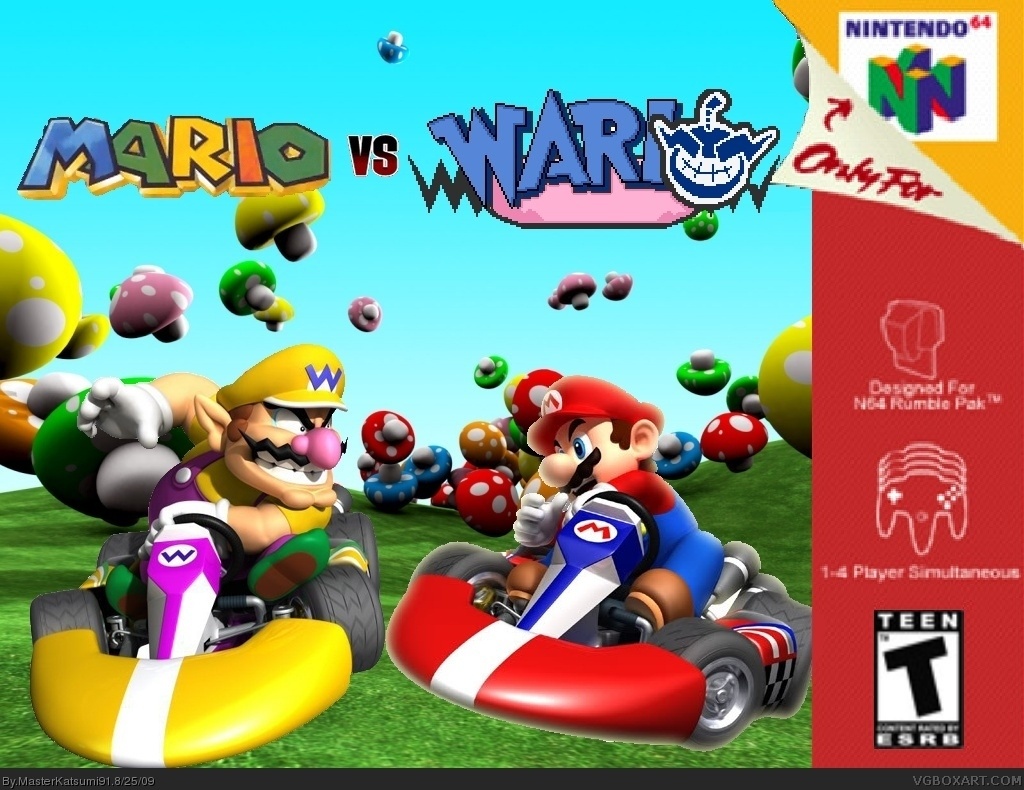 Mario vs Wario box cover