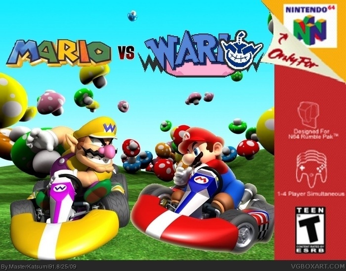 Mario vs Wario box art cover