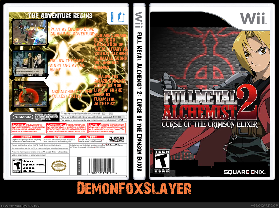 Full Metal Alchemist2 :Curse of the Crimson Elixir box cover