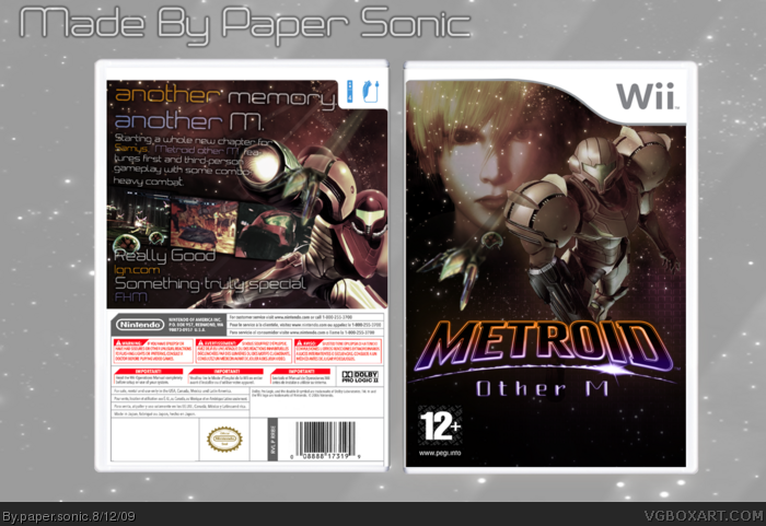 Metroid: Other M box art cover