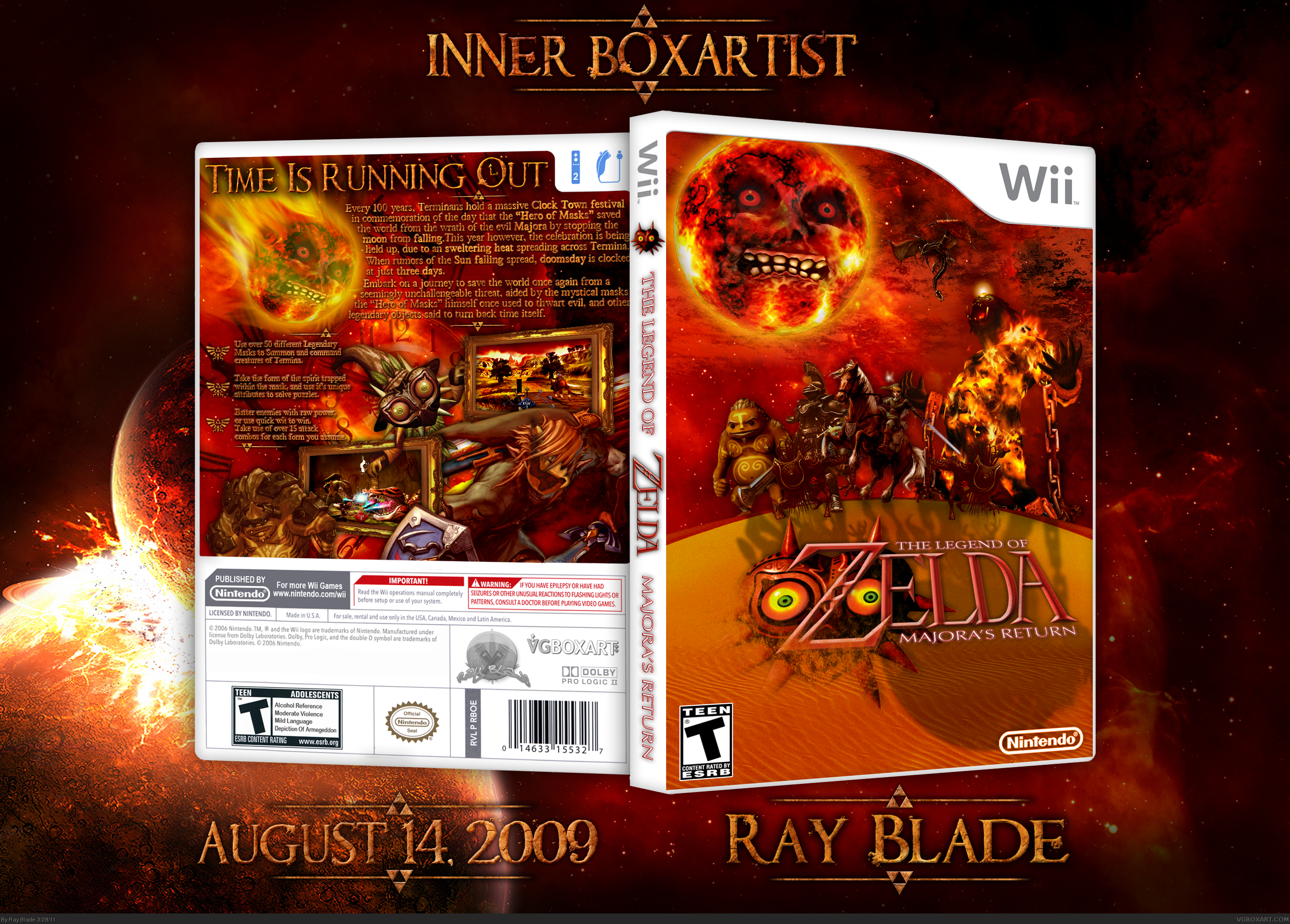 The Legend of Zelda: Majora's Return box cover