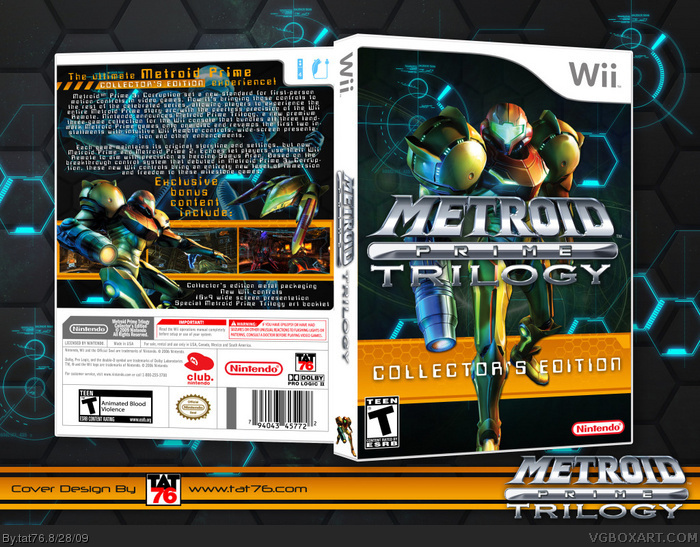 Metroid Prime Trilogy box art cover
