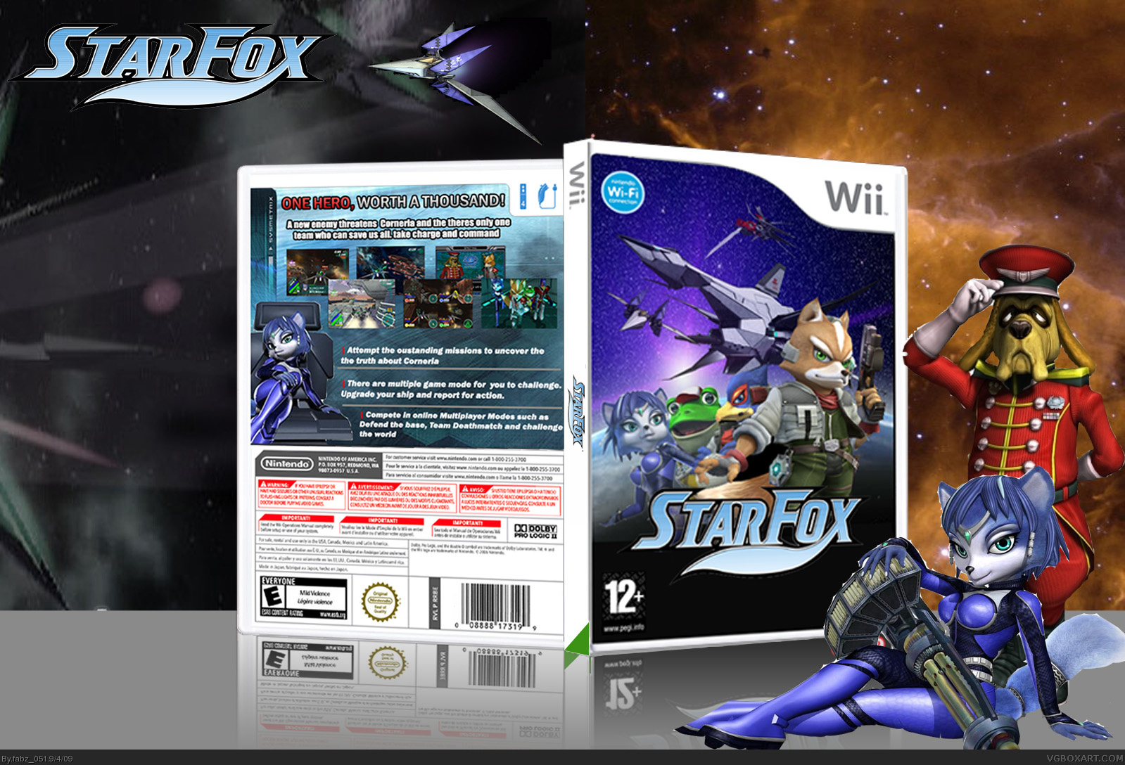 Star Fox Wii box cover