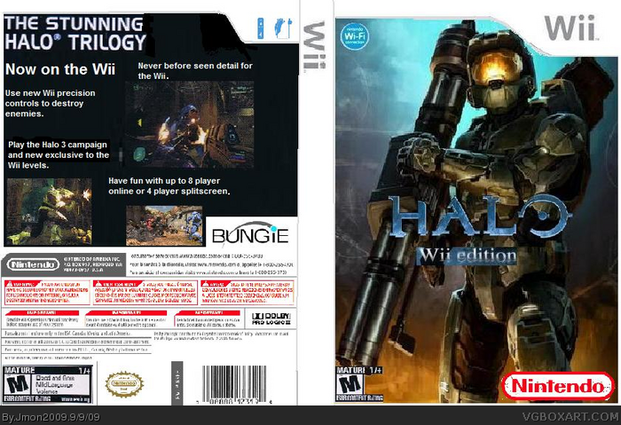 Halo: Wii Edition box art cover