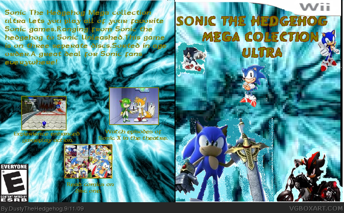Sonic Mega Collection Ultra box art cover