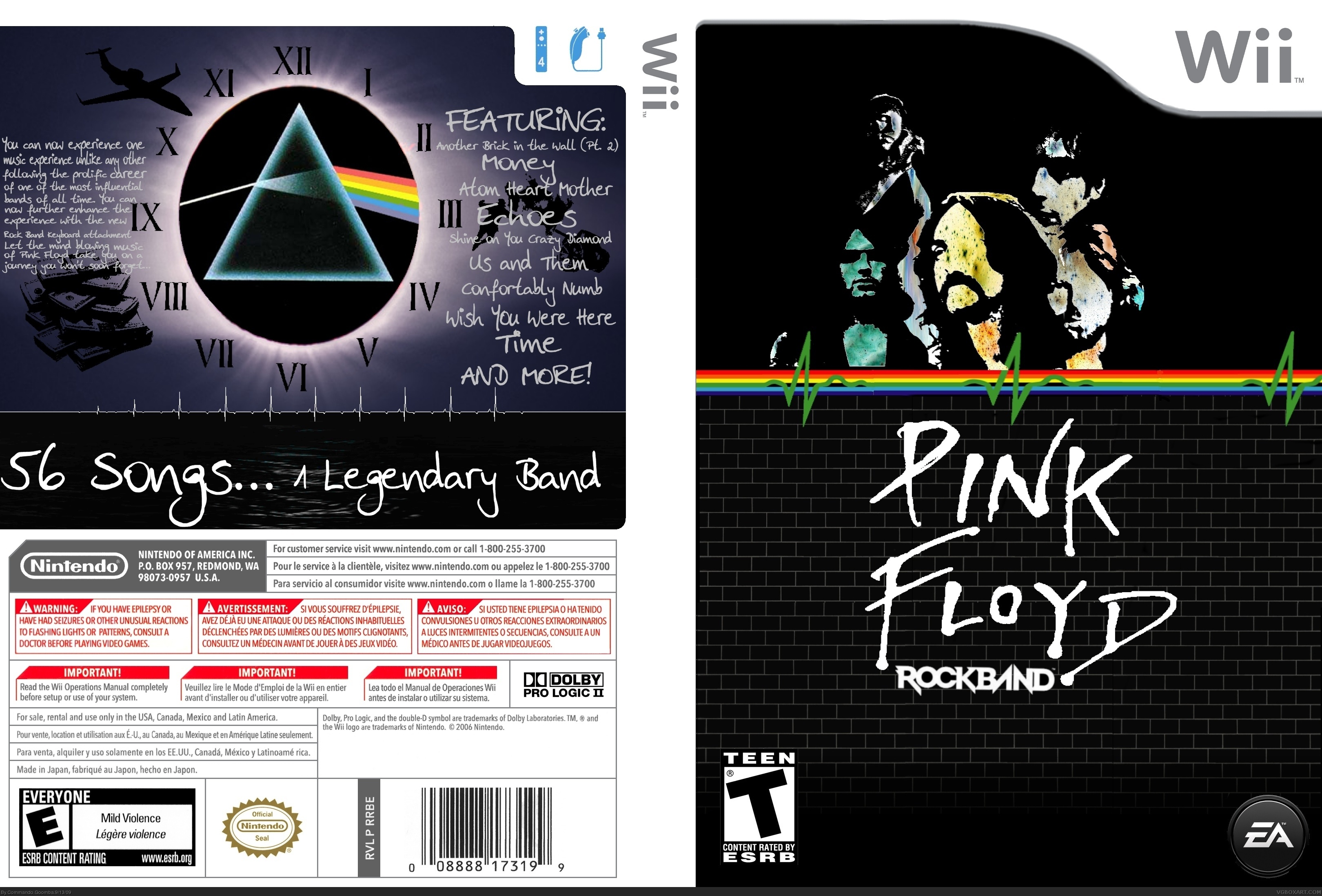 Pink Floyd: Rock Band box cover