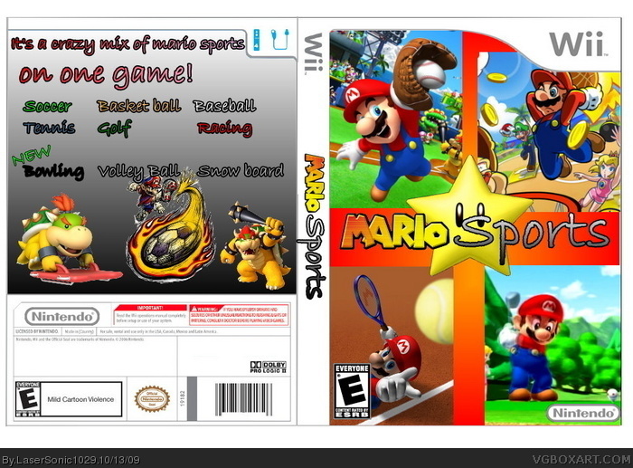 Mario Sports box art cover