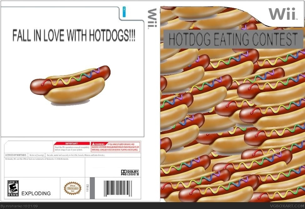 Hot Dog Eating Contest box cover