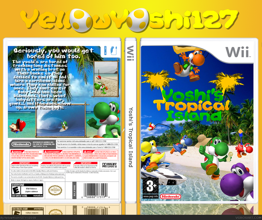 Yoshi's Tropical Island box cover