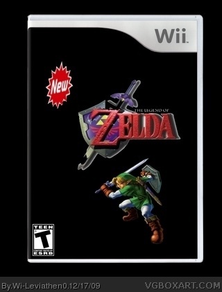 New Legend of Zelda box art cover