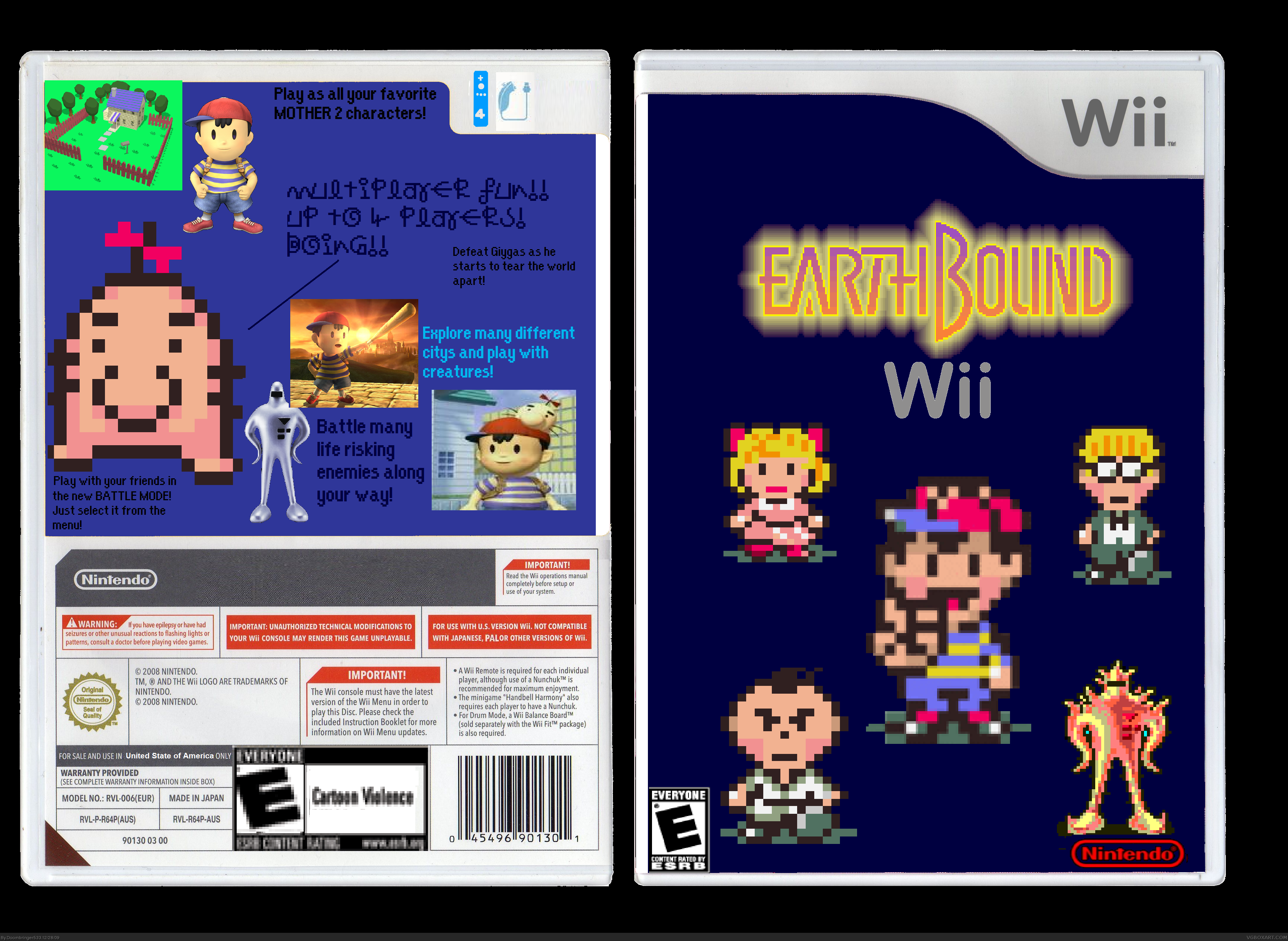 Earthbound Wii box cover