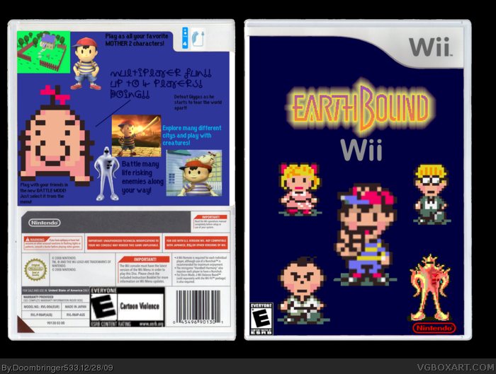 Earthbound Wii box art cover