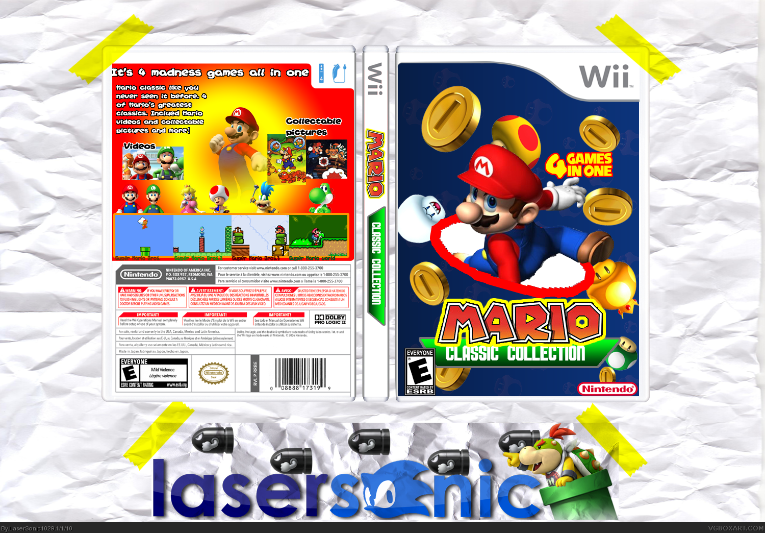 Mario Classic Collection box cover