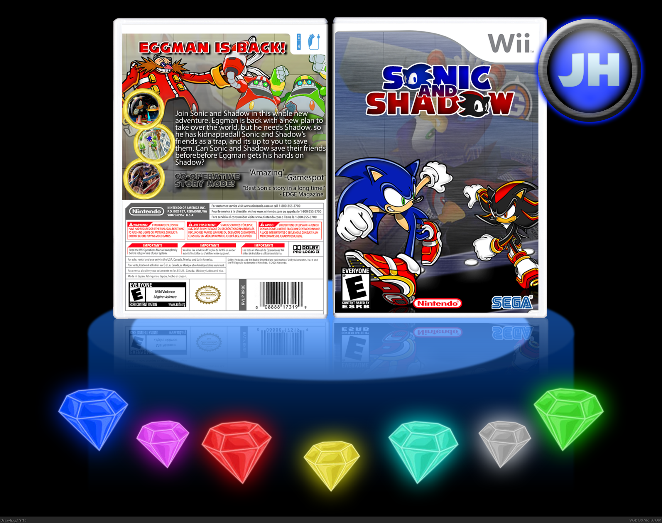 Sonic and Shadow box cover