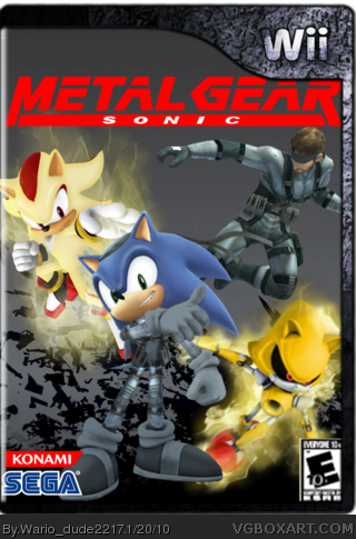 Metal Gear Sonic box art cover