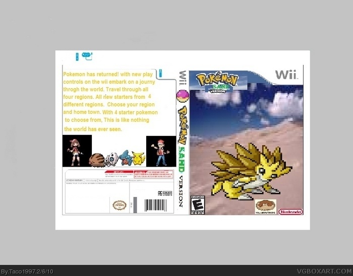 Pokemon Sand version box art cover