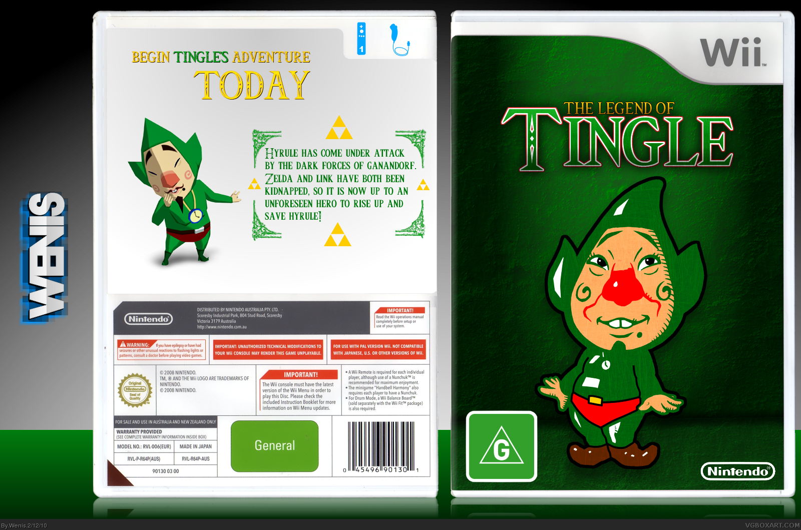 The Legend of Tingle box cover