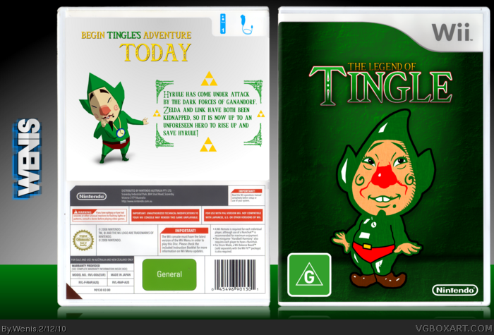 The Legend of Tingle box art cover