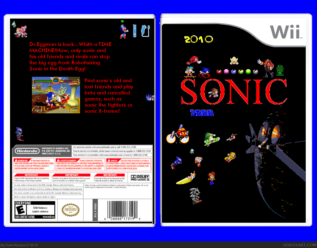 Sonic 2000 box cover