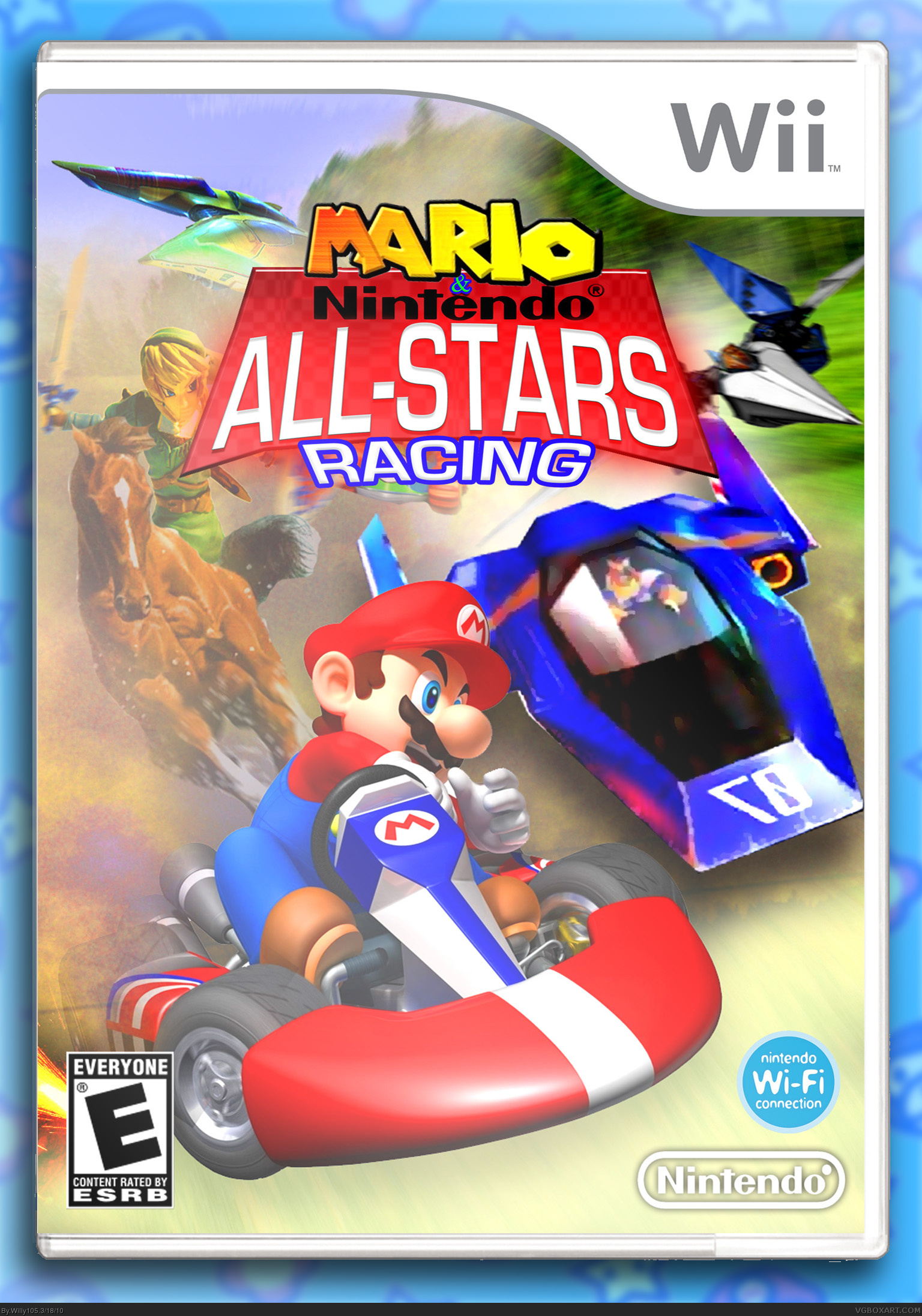 Mario and Nintendo All-Stars Racing box cover