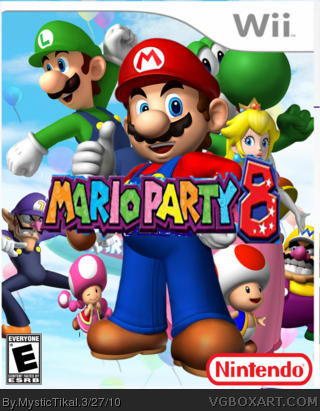 Mario Party 8 box art cover