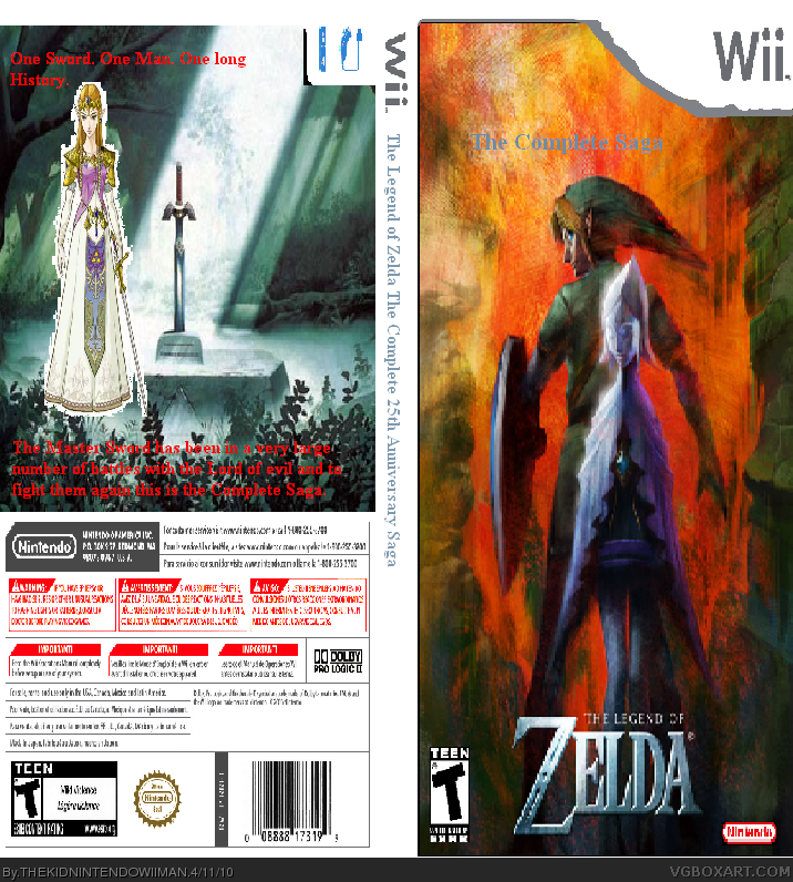 Legend of Zelda: The Complete Saga box cover