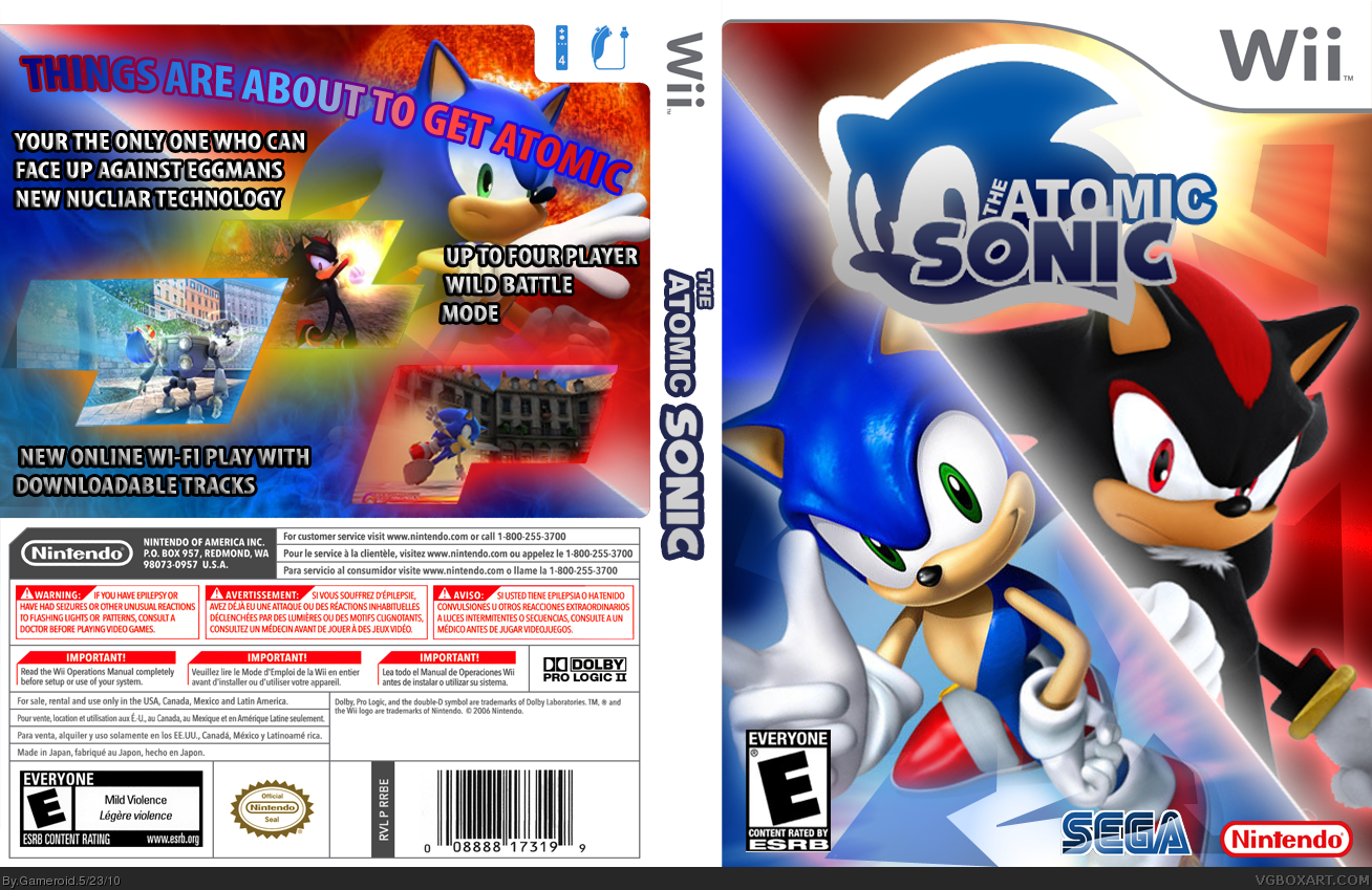The Atomic Sonic box cover
