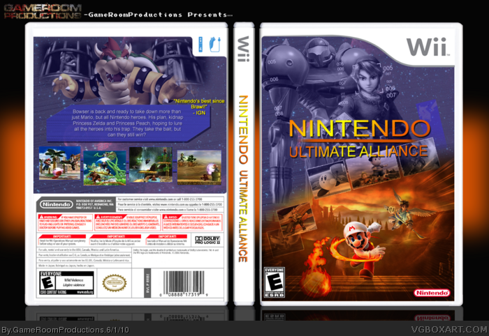 Nintendo Ultimate Alliance box art cover