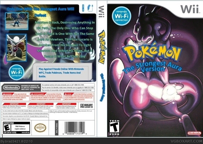 Pokemon The Strongest Aura Version box art cover