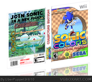 Sonic Colors- Collectors Edition box cover