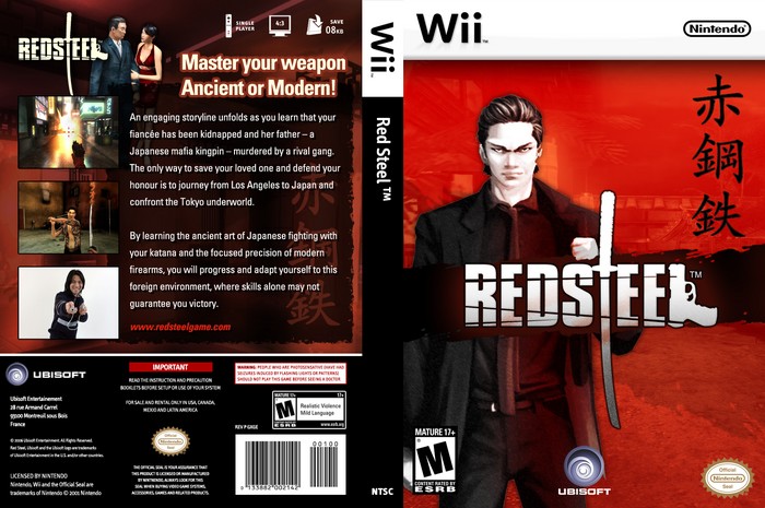 Red Steel box art cover