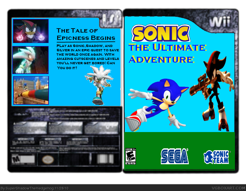 Sonic: The Ultimate Adventure box cover