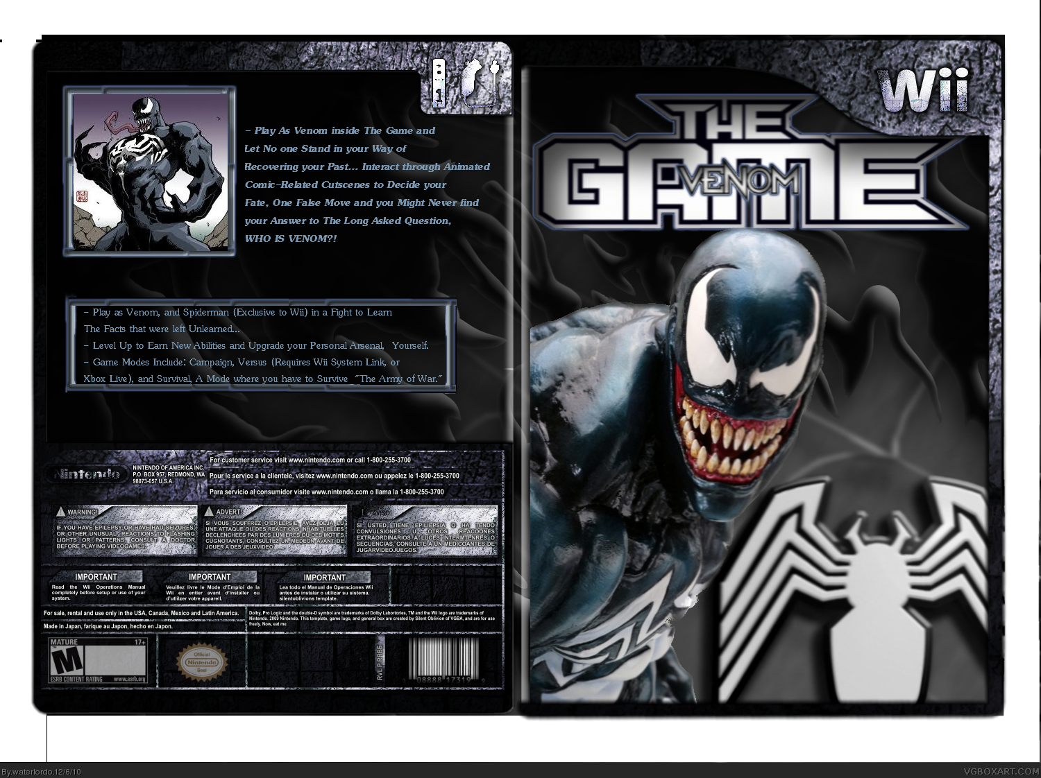 Venom: The Game box cover