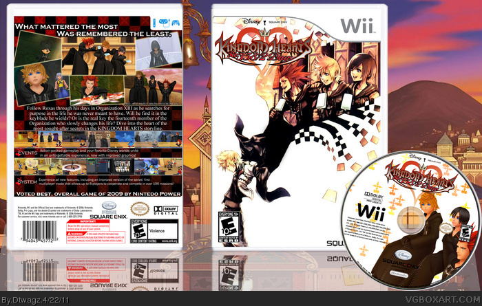 Kingdom Hearts Re:358/2 Days box art cover
