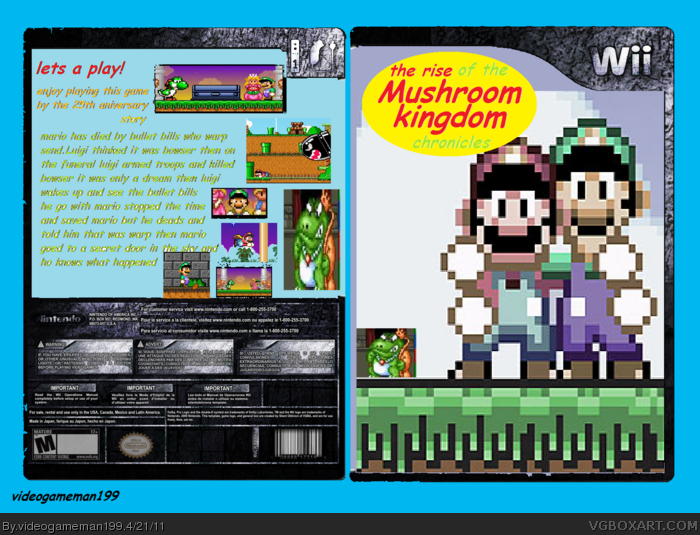 the rise of the mushroom kingdom chronicles box art cover