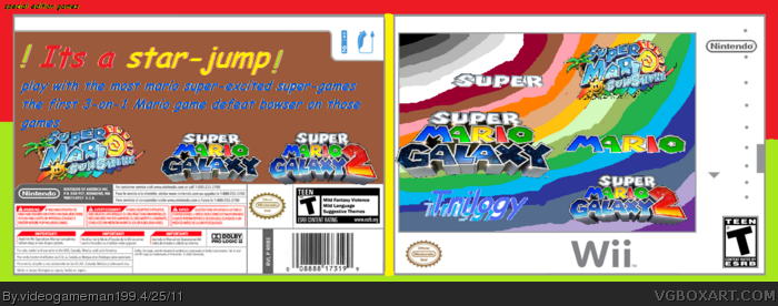 Super Mario Trilogy box art cover