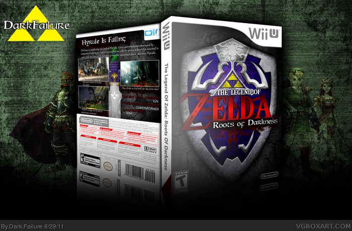The Legend Of Zelda: Roots Of Darkness box art cover
