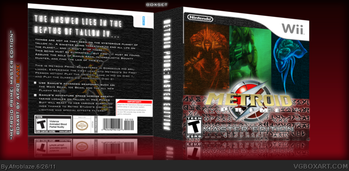 Metroid Prime: Master Edition box art cover