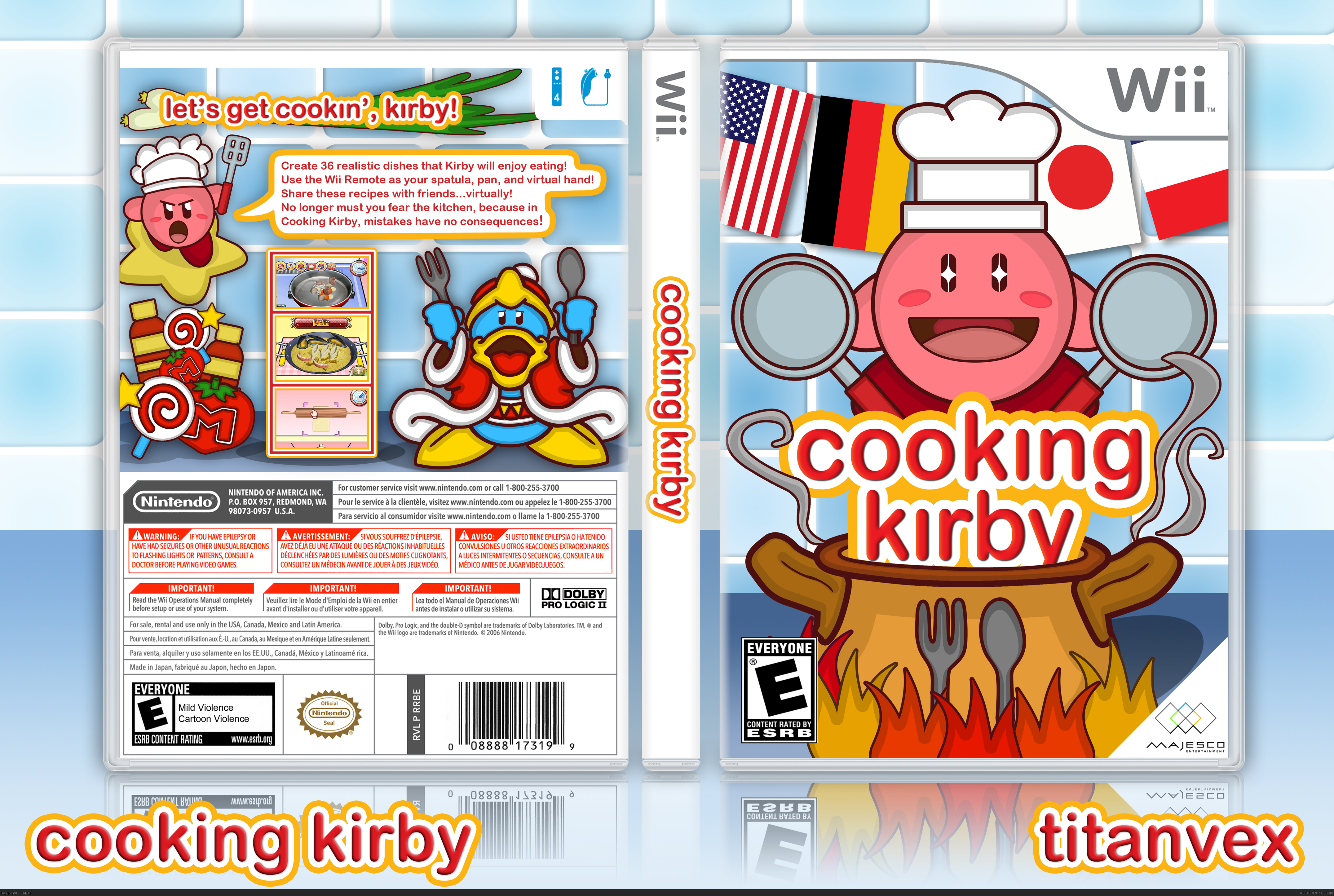 Cooking Kirby box cover