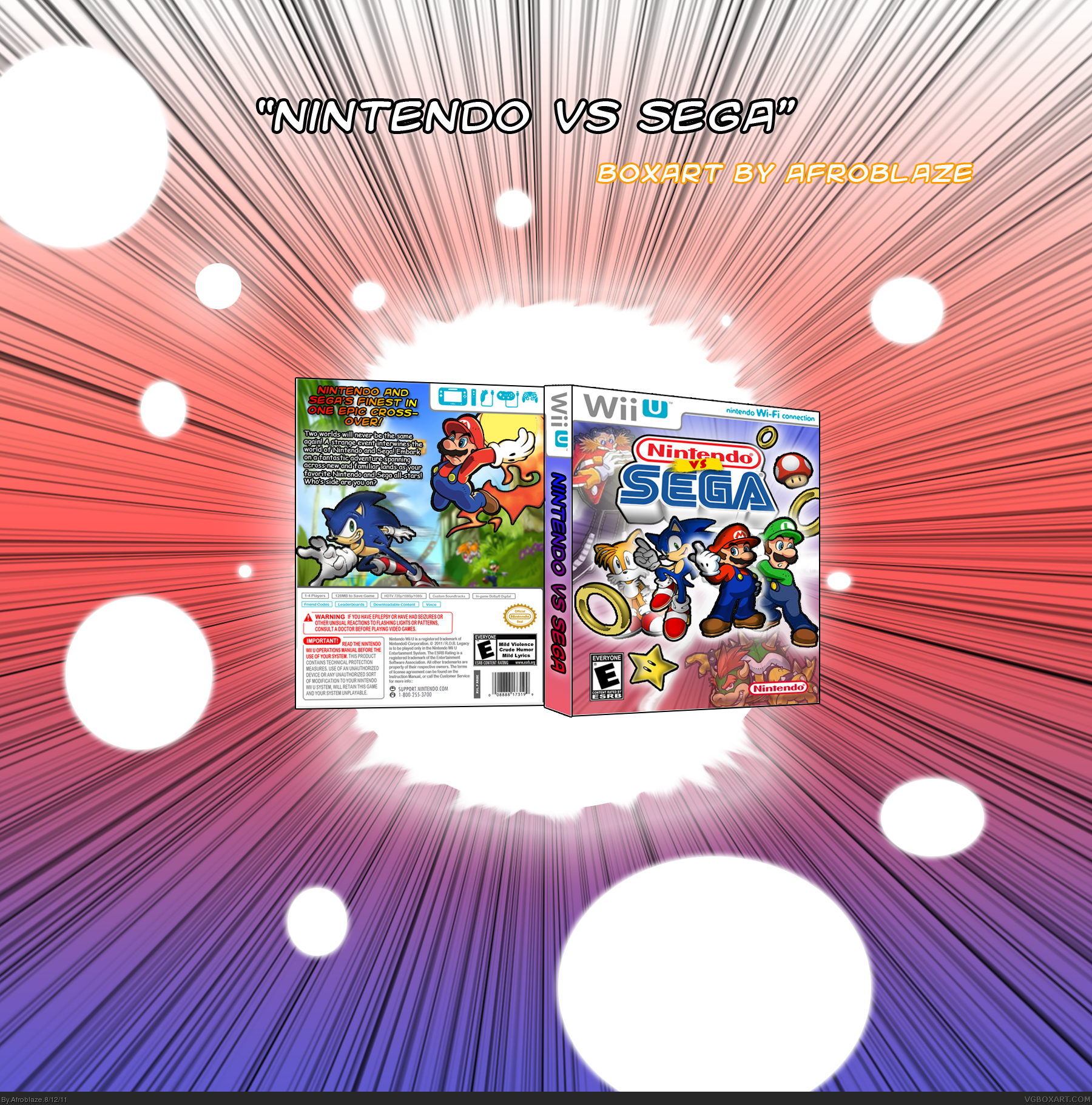 Nintendo vs Sega box cover