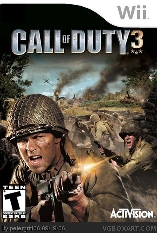 Call of Duty 3 box cover