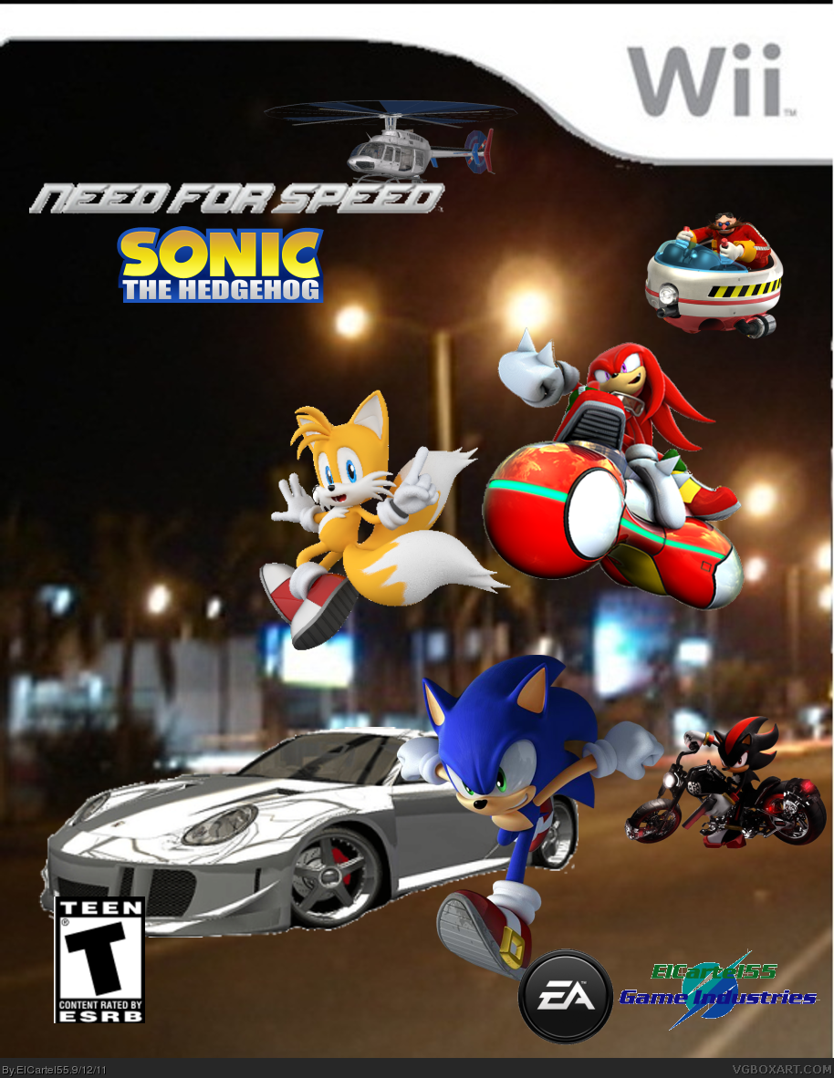 Need for Speed: Sonic the Hedgehog box cover