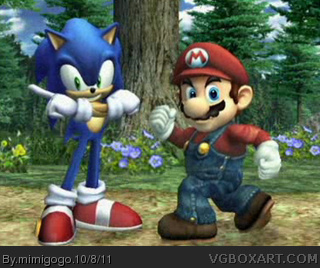 Mario VS Sonic 2 box cover
