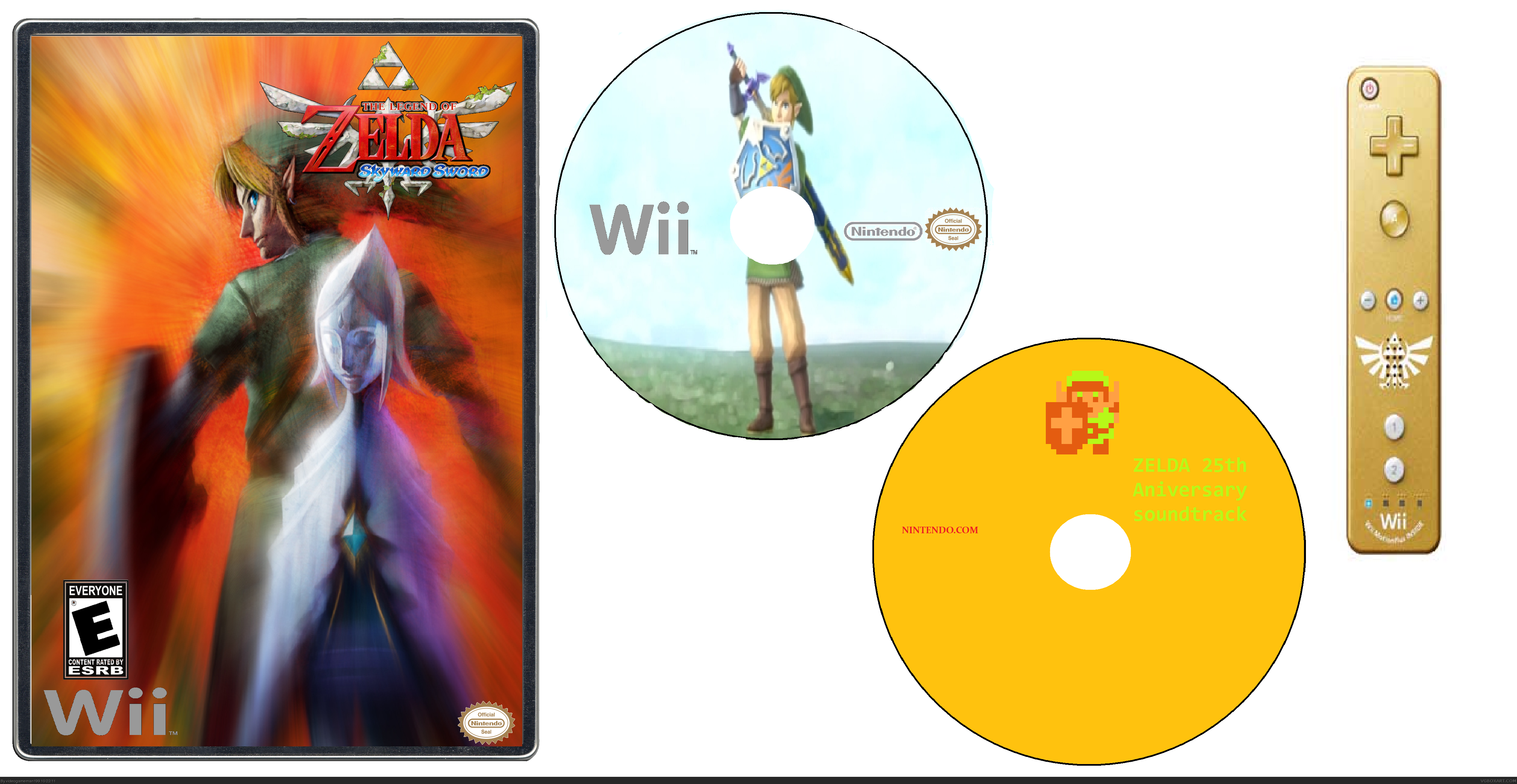 The Legend of Zelda Skyward Sword collectors editi box cover